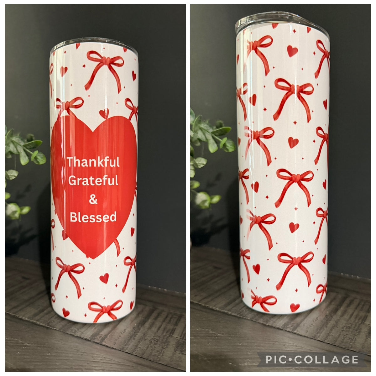 Thankful Grateful & Blessed 20 0z Tumbler