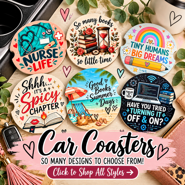 Car Coasters- Set of 2
