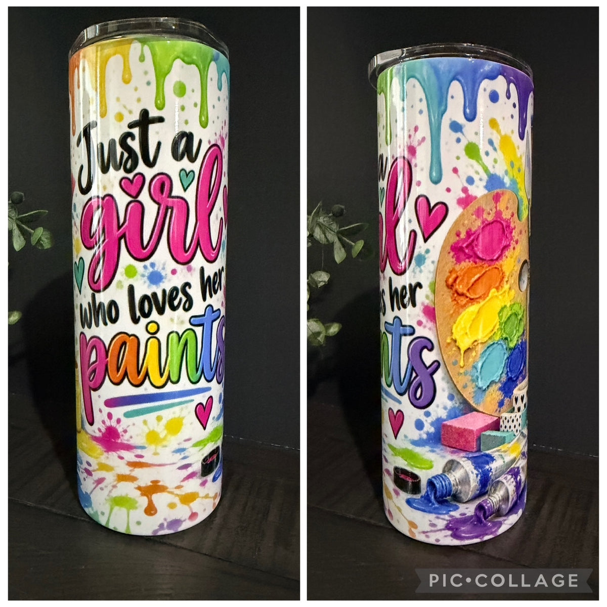 Just a girl who Loves her Paints 20 oz Tumbler