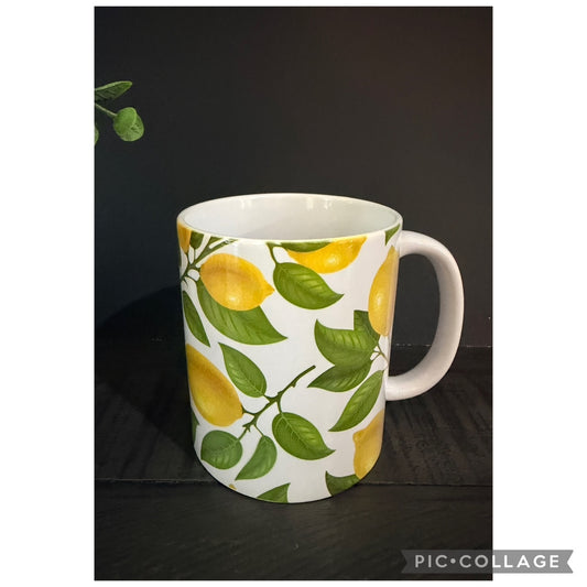 Lemons 11 oz Ceramic Coffee Mug